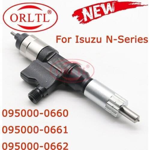 New Genuine diesel common rail injector 095000-0660 095000-0661 095000-0662 Nozzle 0660 0661 0662 for Isuzu N-Series 4HK1