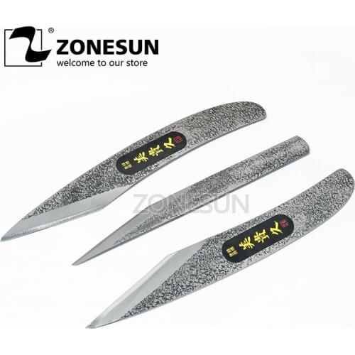 ZONESUN Carving Knife Rubber Phone Film Knifes Pen Sharpener Paper Cutting Wood Leather Cutting Tools Hand Model DIY Knives