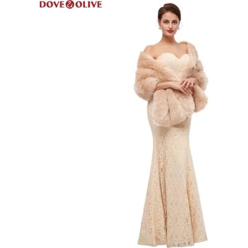 WALK BESIDE YOU Wedding Fur Capes China