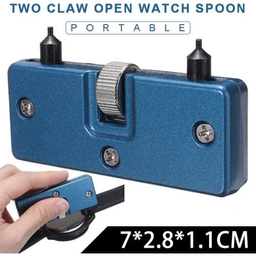 1 Pcs Watch Back Case Opener Rectangle Watch Batteries Change Remover Repair Tool Potable Watch Cover Opener Tool Accessories