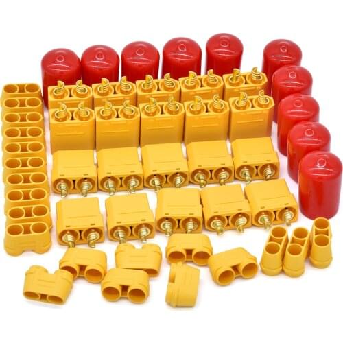 10 Pair XT90 XT-90 Connectors Male Female Power Plugs for Lipo Battery RC Planes Drone RC Cars