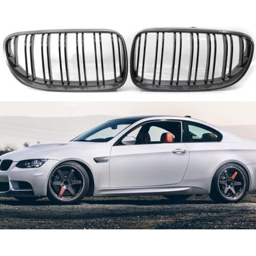 2Pcs Dual Slat Grille 51137254969 51137254967 51137254970 for BMW E92 LCI 10-14
