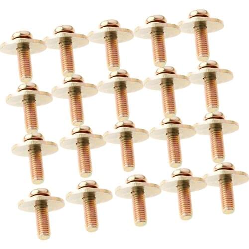 20pcs/Pack Bass Jazz Snare Drum Lug Claw Hooks Mounting Screws DIY for Dummers