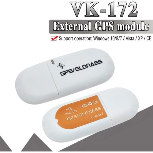 Free shipping VK172 GPS VK-172 GMOUSE USB GPS Module GLONASS USB GPS Interface Navigation For vk 172 Car with Tracking Number