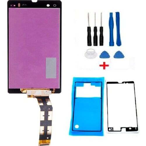 Coreprime 100% Test Well Replacement For Sony Z L36 LT36 C6602 C6603 LCD Display+Touch Screen Digitizer Assembly Free Tape+Tools