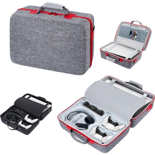 Travel Storage Handbag For PS5 Console Protective Bag Adjustable Handle Bag For Playstation 5 Travel Carrying Case