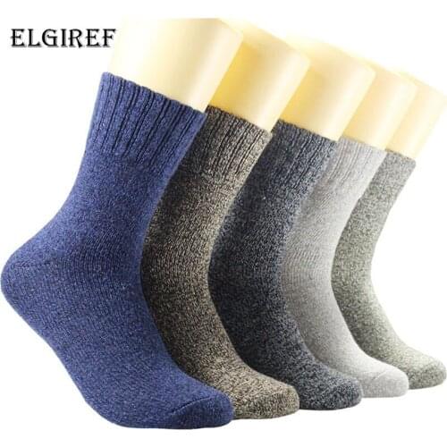ELGIREF Mens Wool Socks