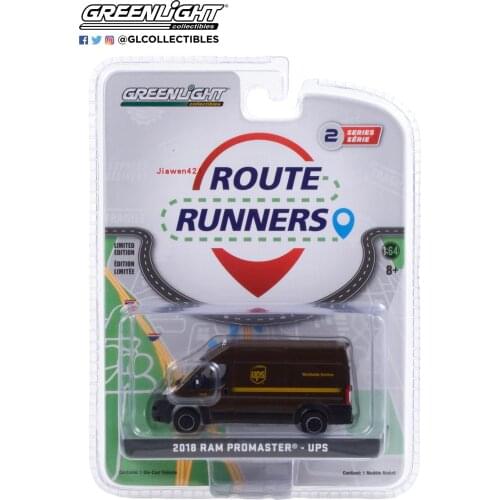 GreenLight 1:64 2018 Ram ProMaster 2500 Cargo High Roof boutique alloy car toys for children kids toys Model original box