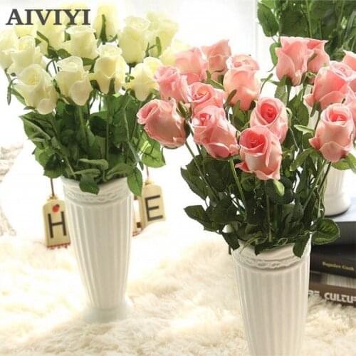 Artificial Latex rose Flowers for Wedding Real Touch Flower roses Home decorations Wedding Party supplies