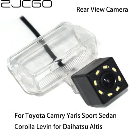 ZJCGO HD CCD Car Rear View Reverse Back Up Parking Camera for Toyota Camry Yaris Sport Sedan Corolla Levin for Daihatsu Altis
