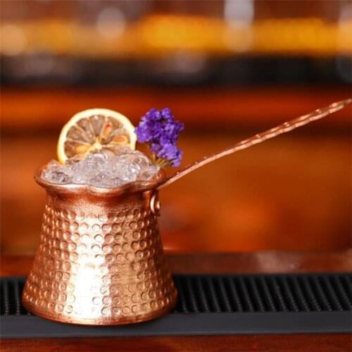 Aluminium Alloy Coffee Pot 320ml Long Handle Rust-proof Stovetop Cocktail Cup