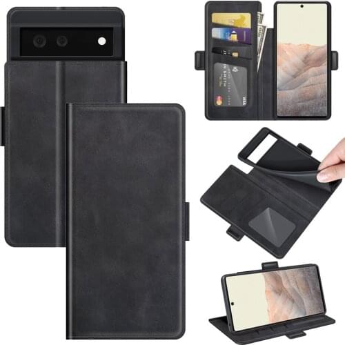 Case For Google Pixel 6 Leather Wallet Flip Cover Vintage Magnet Phone Case For Google Pixel 6 Coque