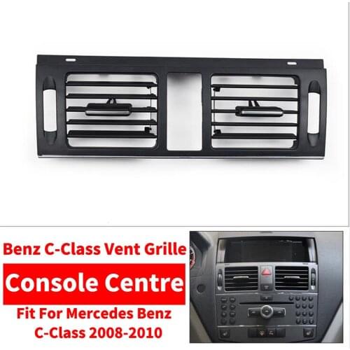 LHD RHD Car AC Console Centre Air Conditioner Vent Grille W204 Panel Cover Outlet For Mercedes Benz C-Class C180 C200 C220 C230