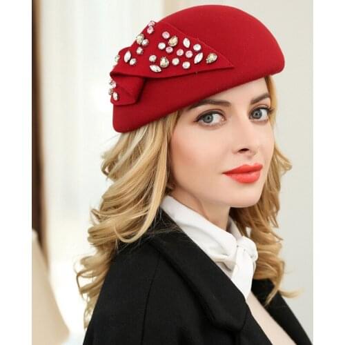 Autumn Winter Beret Hat Women Wool Korean Version All-match Berets Cap Female Pumpkin Caps Retro Painter Japanese Hats H6861