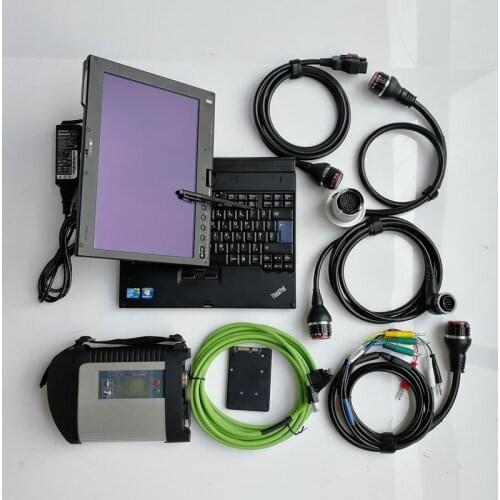 Used Laptop computers x200t 4G+MB star C4 compact 4 360GB SSD with V12/2020 Auto Repair Diagnostic tool and Scanner Free DHL