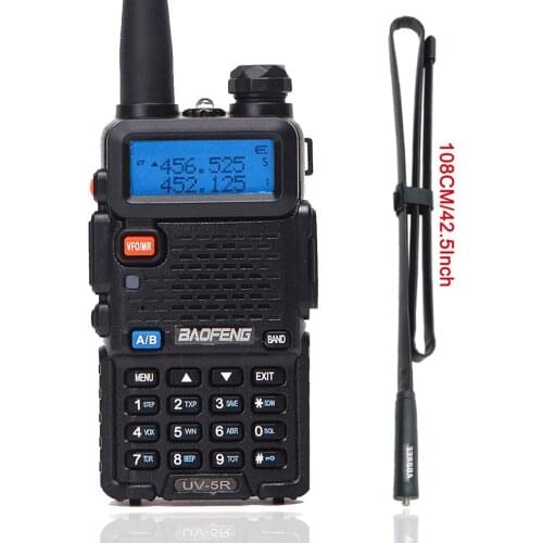 Baofeng BF-UV5R Amateur Radio Portable Walkie Talkie Pofung UV-5R 5W VHF/UHF Radio Dual Band Two Way Radio UV 5r CB Radio
