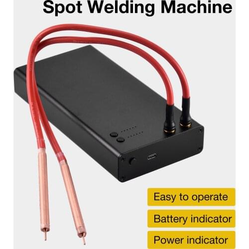 Spot Welder Portable 6 Gears Adjustable Mini Spot Welding Machine For 18650 Battery Spot Welder Spot Welding Machine Tool Kit
