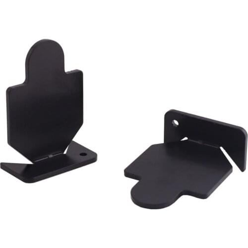 SPINA Outdoor Metal Black Shooting Target (6pcs) Durable Archery Kit Target for Hunting Shooting Practice Accessory