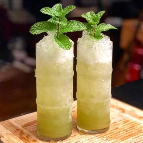 Free Shipping 475ml Bamboo Shape Glass Collins Juice Glasses