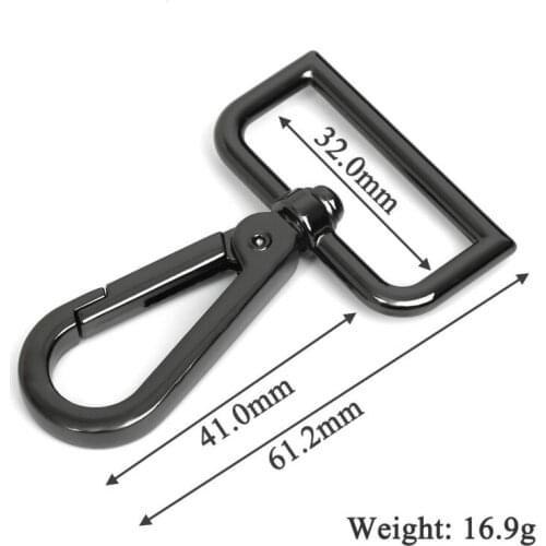 High Quality 50/batch Swivel Lobster Leather Bag Handbag Purse Shoulder Strap Belt Clasp Clip Trigger Buckle Key Ring Snap