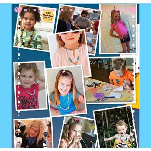 1100pcs 15 Color Acrylic Alphabet Letter Beads with 1 Roll of Crystal String Cord, Beads for DIY Kandi Bracelets Key Cha