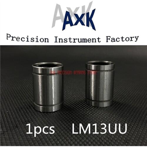 2019 New AXK Cnc Router Parts Linear Rail Hot Sale 1pc Lm13uu Linear Bushing 13mm Cnc Bearings