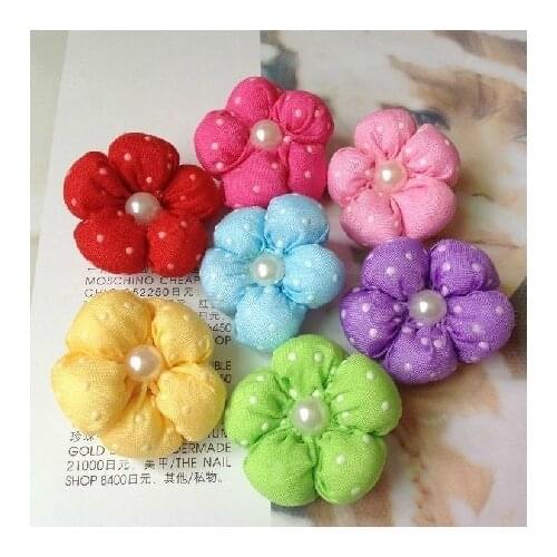 Free shipping Hot Sale Cute Pet Hair Clip,Pet Headdress Flower 50pcs/lot