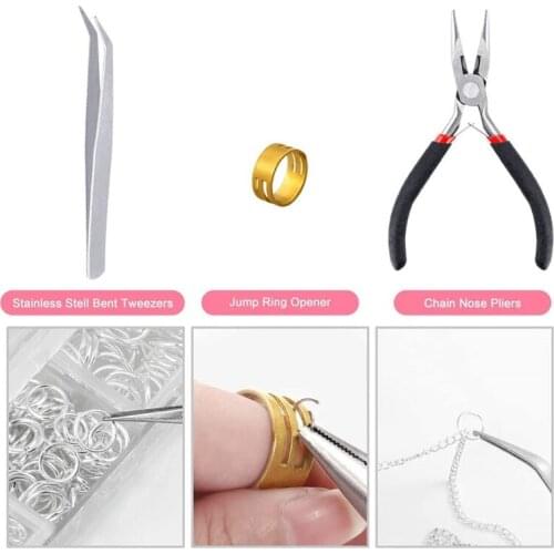 Jewelry Making Chain with 960 Pieces Jumping Rings 40 Pieces Lobster Clasp Jewelry Making Tools for Jewelry Making N2UE