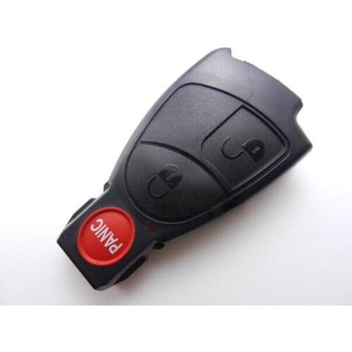 High Quality 2+1 Buttons Smart Card Remote Key Shell Case For Mercedes-Benz W220 S320 S350 Fob Key Cover