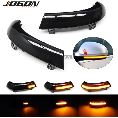 Black For VW GOLF 5 GTI V MK5 Jetta Passat B5.5 B6 Sharan Superb EOS Car LED Dynamic Turn Signal Light Side Mirror Indicator