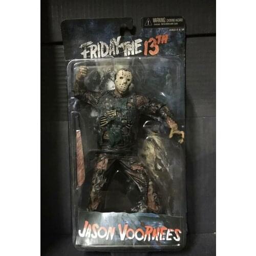 18CM New Friday Action Figure Jason Horror Hall Of Fame Green Uniform Jason Voorhees PVC Action Figure Toy Doll
