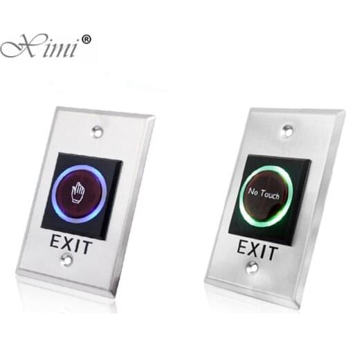 Good Quality Access Control Exit Button Release Exit Switch No Touch Infrared Exit Button Door Sensor Switch