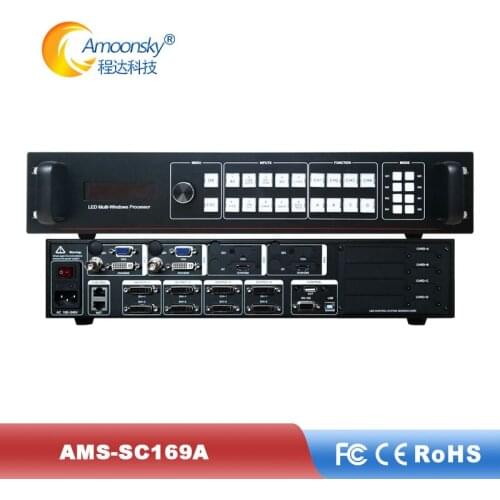 China supplier led video wall panel controller support linsn receiving card led display controller sc369a video splicer