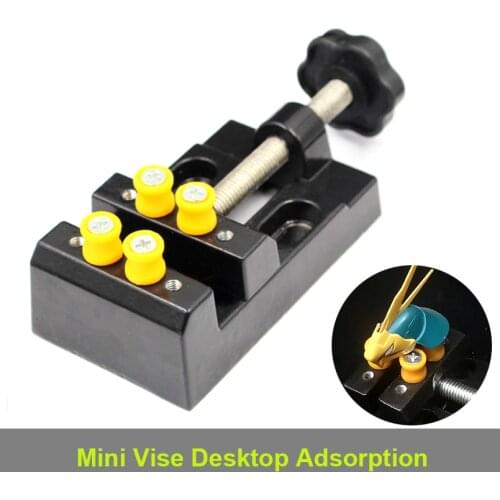 Mini Vise Desktop Adsorption Precision Hand-painting Table Clamp Plate Type 6.1X11CM