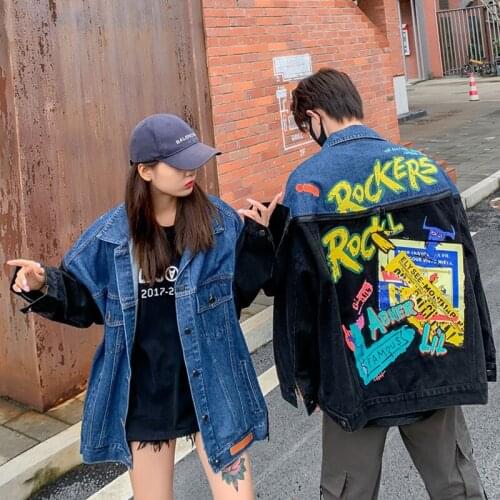 New Trench Solid Color Women Jacket Autumn Fashion Denim Jackets Washed Jeans Coat Female Collar Outwear Jacket Y692