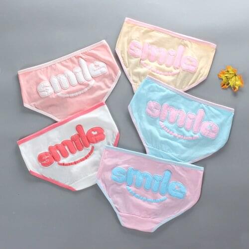 New Fashion Girl Panties Sweet Underwear Cotton Briefs Lovely Lingerie Soft Comfortable Striped Panty cute panties