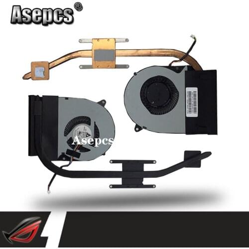 New Laptop/Notebook CPU Cooling Radiator Heatsink/Fan For Asus U47 U47A Q400A 13GNF01AM010-1 13N0-MSA0201 KDB0705HB-BK1R