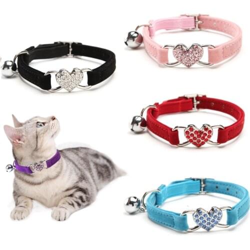 Cat Collar With Bell Collar For Cats Kitten Puppy Leash Collars For Cats Dog Chihuahua Pet Cat Collars Leashes Lead Pet Supplies