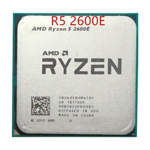 AMD Ryzen 5 2600E R5 2600E 3.1 GHz Six-Core Twelve-Core 45W CPU Processor Socket AM4