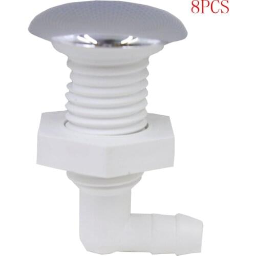 8/pcs Surf Bathtub bubble nozzle,Chromed surface, air jet of pvc base,hot tub massage Bathtub Accessories
