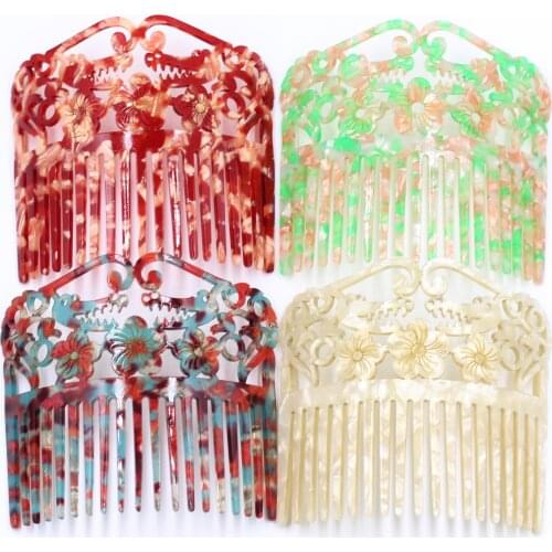 Hair comb acetic acid plate a variety of color fashionable female holiday party headdress decoration