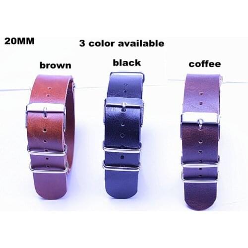 NEW- 1PCS High quality 20MM imitation leather Watch band watch strap fashion wach band leather strap -3 color available -31717