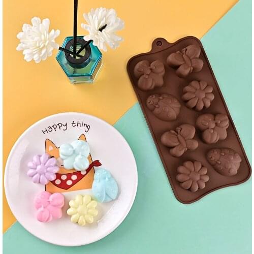 Silicone Chocolate mold form Jelly Candy 3D Mould Homemade maker molds for DIY cake Decoration baking tools Kitchen Accessories