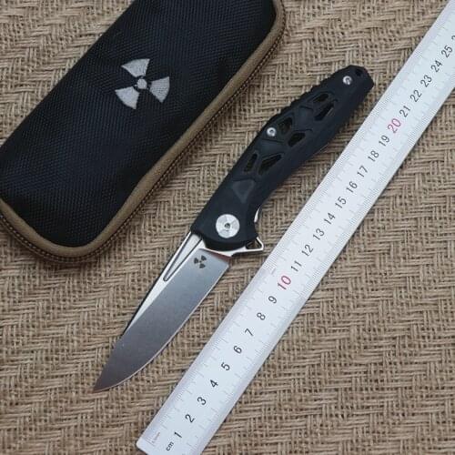 JK3214GB G10 flip folding knife ball bearing D2 blade G10 handle outdoor camping multi-purpose hunting EDC tool