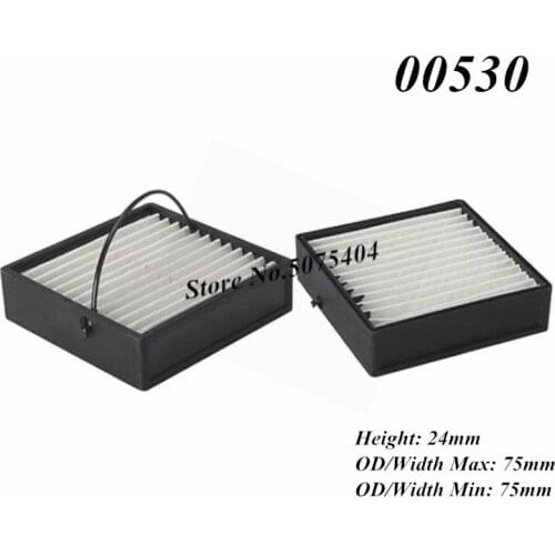 2 pieces Fuel Filter 00530 Fuel Water Separator Filter Diesel Filter Replacement filter For SWK-2000-5 FS19733 BF46125 SE00530