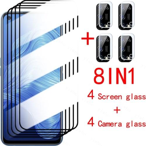 Tempered Glass For OPPO Realme 7 5G Screen Protector Camera Lens Film For OPPO Realme 8 7 Pro C21 C3 Glass For OPPO Realme GT 5G