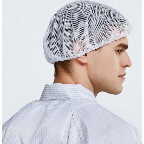 Net Cap Hairnet Dust Cap Women Workshop Work Male Ma'am Food Manufacturer Cook Hat Dustproof Kitchen Ventilation Chef