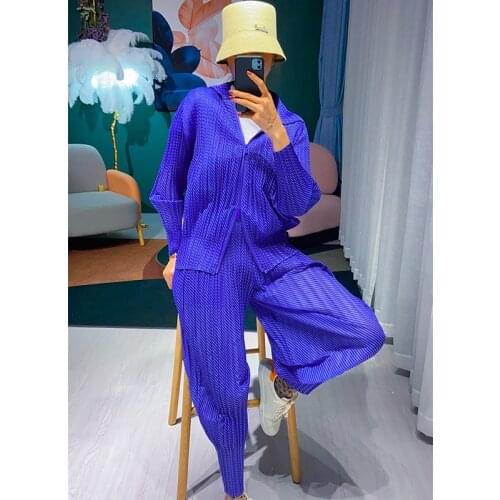 2020 autumn winter Korean fashion pleated casual tracksuit Zip Hooded jacket two piece outfits matching set women harem pants