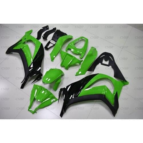 ZX-10r 2011 - 2015 Abs Fairing Ninja ZX 10r 2011 Body Kits Ninja ZX 10r 2011 Green Black Plastic Fairings