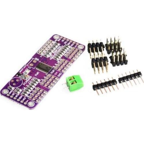 16 Channel 12-bit PWM/Servo Driver-I2C interface PCA9685 for or Raspberry pi shield module servo shield